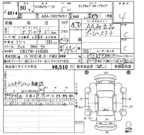 Аукционный лист