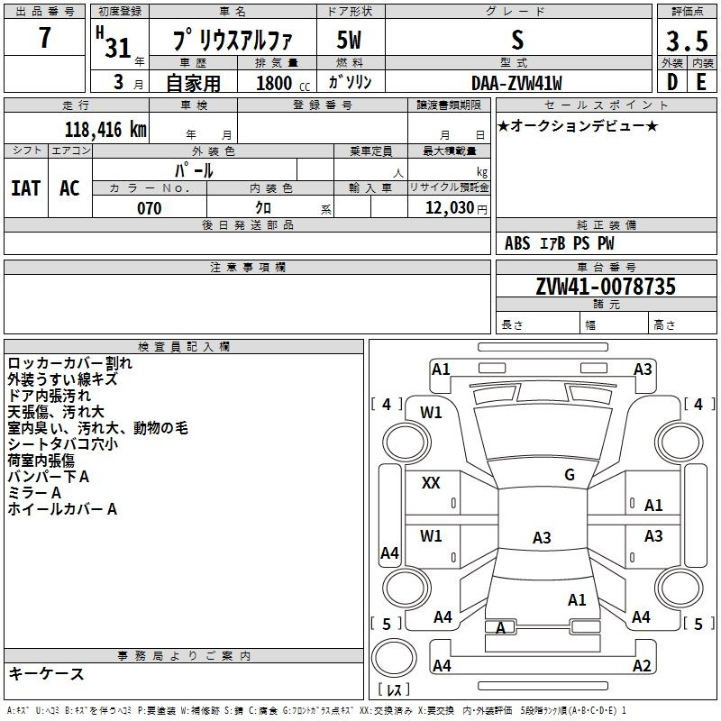 Аукционный лист