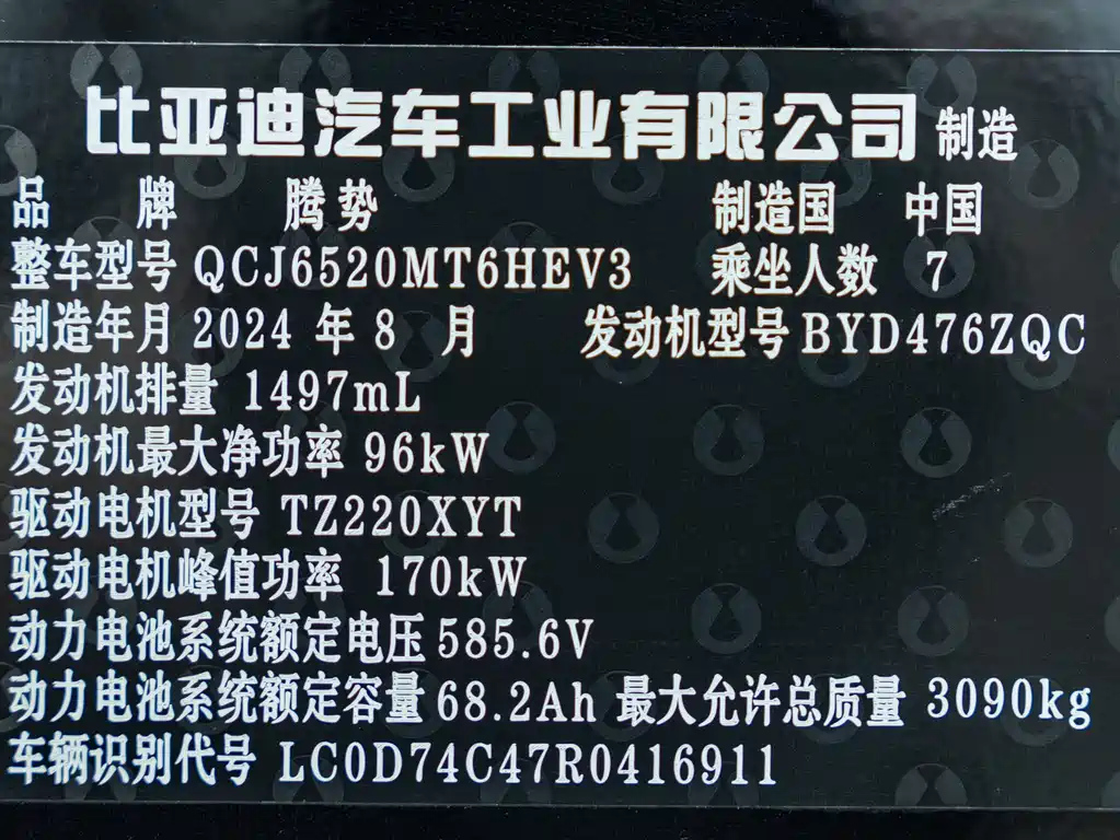 DENZA D9 2024